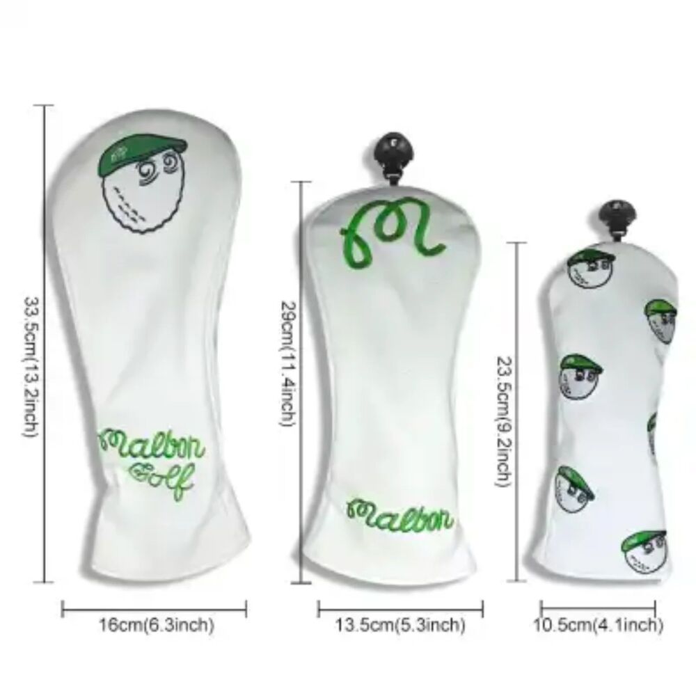 Malbon Golf Club Headcover Protective Cases